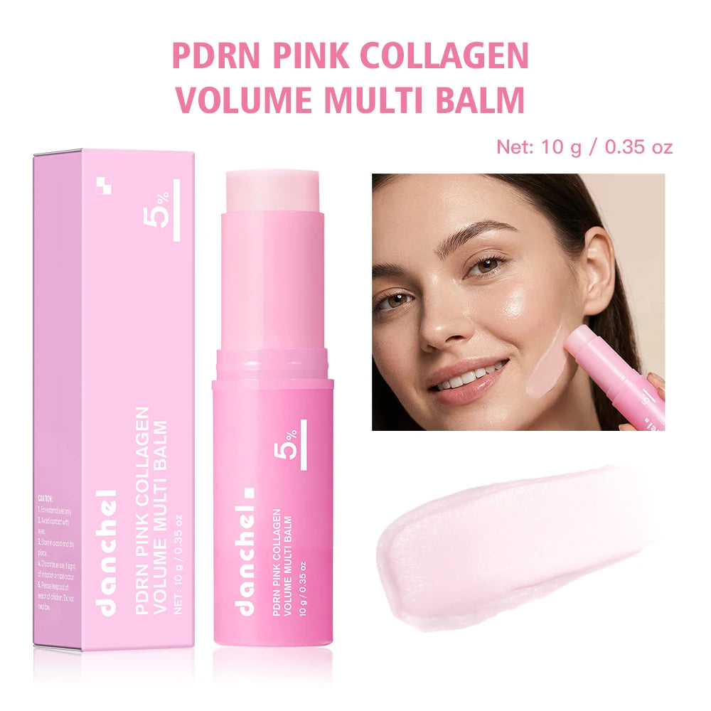 Baume Stick Multi-Volume PDRN - Collagène Rose