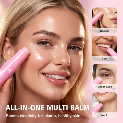Baume Stick Multi-Volume PDRN - Collagène Rose