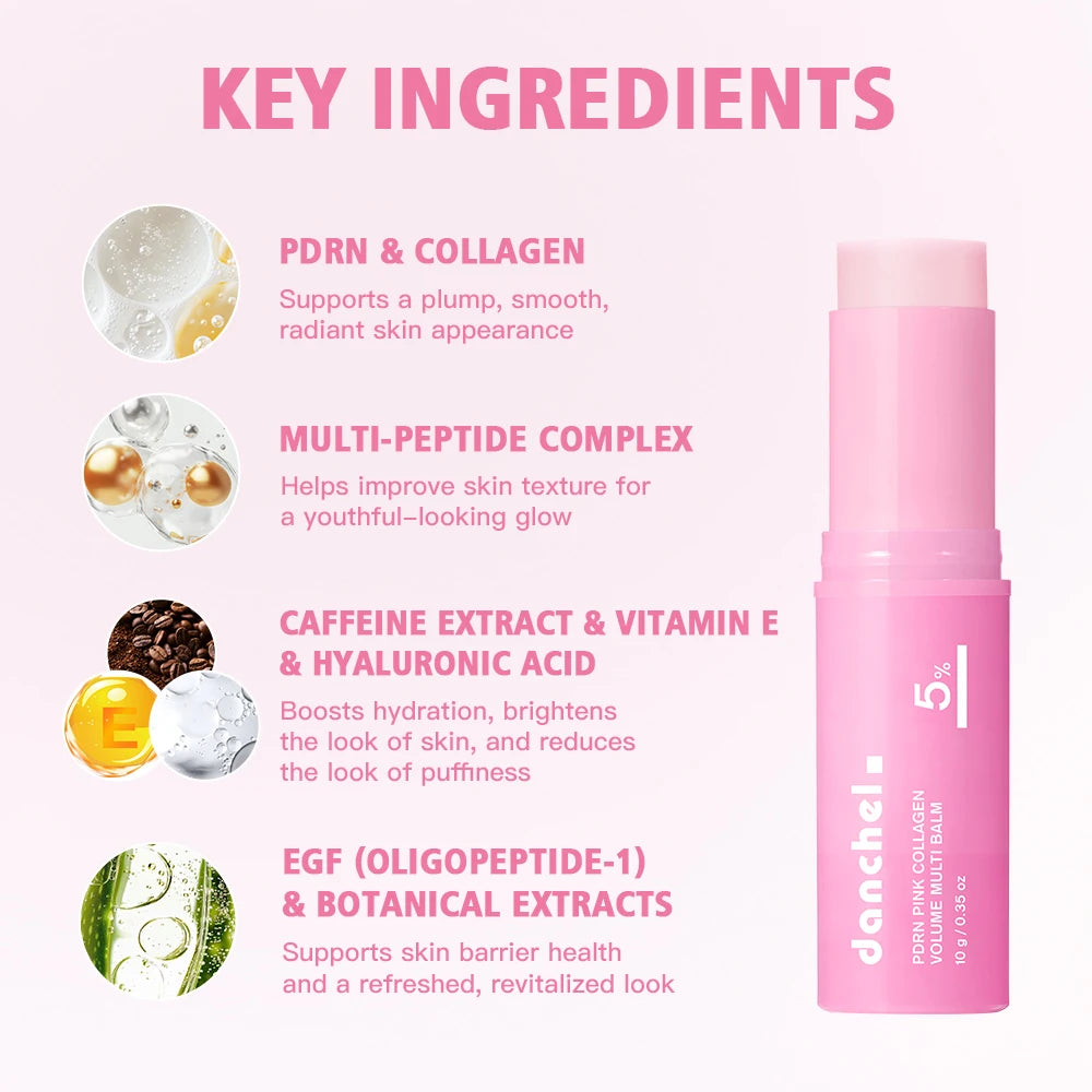 Baume Stick Multi-Volume PDRN - Collagène Rose