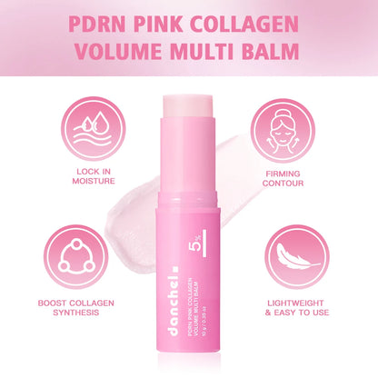 Baume Stick Multi-Volume PDRN - Collagène Rose